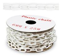 Vigil 25 Metre Plastic Barrier Chain - White