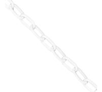 Vigil 5 Metre Plastic Barrier Chain - White