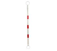 Vigil Adjustable Telescopic Cone Bar Barrier - Red & White - 1.2 Metres
