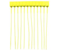 Vigil Anti-Tamper Seal x 100, Yellow - For Fire Extinguishers - 280mm