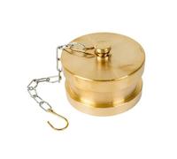 Vigil Blank Plug & Chain for Firefighting Equipment - Brass