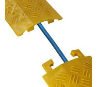 Vigil Cable Protector Ramp - Floor Protector for Cables - Wire Cover - Cable Management Solution - Channel to Protect Wires & Prevent Trips - 1000mm x 130mm x 20mm