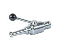 Vigil Chrome Jet Spray Hose Nozzle - 19mm with Jubilee Clip