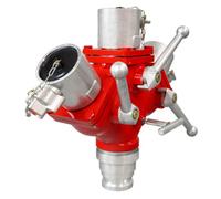 Vigil Dividing Breeching 3-Way Lever Controlled - Male Inlet With 3 X Female Outlet