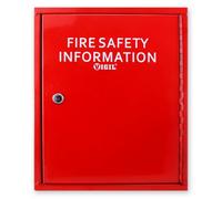 Vigil Document Cabinet For Storing Fire Safety Information - Lockable Storage Box With Key