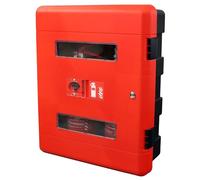Vigil Fire Extinguisher Cabinet - Double - With Lock & Alarm