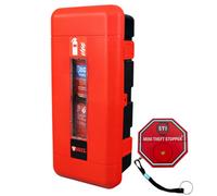 Vigil Fire Extinguisher Cabinet - Single With Alarm - Floor/wall Mountable