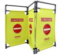 Vigil Folding Indoor Barrier - 3-Panel Temporary Barrier