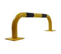 Vigil Low-Level Hoop Perimeter Barrier - 900MM x 300MM | Yellow with Black Stripes