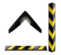 Vigil Rubber Corner Guard Protectors for Wall Safety - Car Door Edge Protector with High Visibility - Rubber Corner Protectors for Buildings - Wall Guards Professional Grade