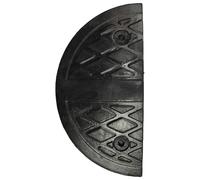 Vigil Speed Bump End Cap - 10mph - Black Section with Fixing Bolts