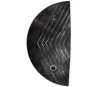 Vigil Speed Bump End Cap - 5Mph (70mm) - Black Section With Fixing Bolts