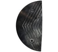 Vigil Speed Bump End Cap - 5mph - Black Section with Fixing Bolts