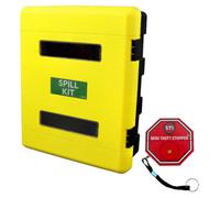 Vigil Spill Kit Cabinet With Alarm - Yellow - Weatherproof