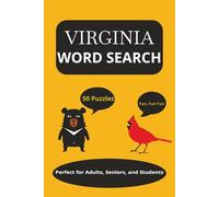 Viginia Word Search-50 Puzzles-Fun, Fun, Fun-Perfect for Adults, Seniors and Students