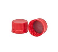 Vigo Presses 28mm Plastic Tamper-Evident Screw Cap Lids for Mineral Juice Cider Bottles (Pack of 100)