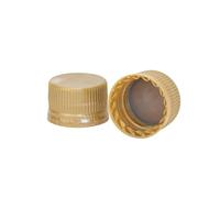 Vigo Presses 28mm Plastic Tamper-Evident Screw Cap Lids for Mineral Juice Cider Bottles (Pack of 100)