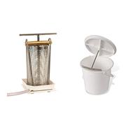 Vigo Presses 4.5 Litre Apple Press and Pulpmaster Crusher Combo - Make Juice and Cider in Your Kitchen at Home!