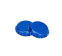 Vigo Presses Bottle Caps - 26mm Crown Caps Will Fit Almost All Beer Bottles - Suitable for All Homebrewing Applications - (Blue, 250)