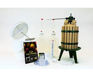 Vigo Presses Cider Press Starter Kit - 6 Litre Fruit Press and Everything Else You Need to Start Making Cider at Home
