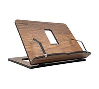 Vigo Wood Adjustable Wooden Book Holder - Premium 8mm Wood, Foldable Design, and Three Adjustable Angles - Elevate Your Reading Experience, Use as Cookbook Stand, Recipe Holder,Tablet and Laptop Stand