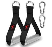 Vigoog Cable Machine Exercise Handles, Heavy Duty Gym Attachment (Space Black)