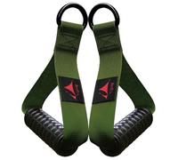 Vigoog Heavy Duty Cable Machine Handles, Workout Grip Attachments for Pulley System Exercise Equipment (Army Green)