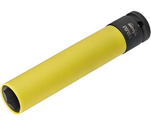 ViGOR Chiave a bussola SW19 Extra Lunga V5931, inserto per chiavi a bussola e macchine operatrici, attacco: cavo Quadrato 12,5 mm (1/2 pollice), uscita: profilo esagonale esterno, Extra Lunga
