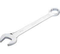 Vigor Combination Spanner V7740-50 SW 50 mm Long Version 15 Degree Offset External Hex and Double Hexagonal Profile Chrome-Plated and Polished