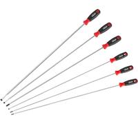 Vigor Screwdriver Set Extra Long V4432/6 Slotted Phillips Profile PH 600 mm