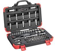 ViGOR Socket Spanner Set V2305N I Drive: 3/8 Inch (10 mm) Square I Outside Hexagonal Profile, T Profile, Inner Hexagonal Profile, Phillips Profile PH and much more