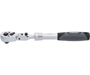 Vigor Telescopic 3/8" Square Reversible Ratchet Handle 250-350mm 180 Degree Swivel Head 90 Teeth 4 Degree Actuation Angle Chrome V6638N