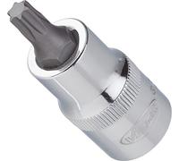 Vigor V2152 Torx Screwdriver Socket Bit, T25 mm, L 55 mm, 1/2" | Drive 1/2 inch (12.5 mm) square hollow, output T profile, length l2 55 mm, 71 g, SW T25, 1/2 inch, T profile