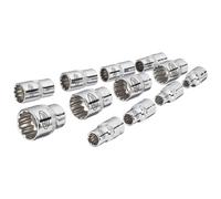 Vigor V2414 Bit Set: Metric 1/4" 46-Piece Compact and Durable