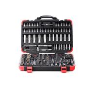Vigor V2461N Socket Spanner Set I 172 Pieces with Reversible Ratchet and Extensions, Various Bits and Socket Spanner I Extensive Nut Box Set for Manual Operation