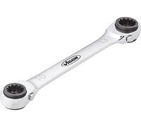 Vigor V3607 Double Ratcheting Box-End Wrench, 8 mm x 12 mm and 10 mm x 13mm