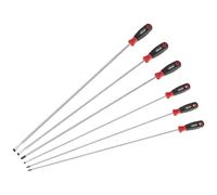 Vigor Screwdriver Set Extra Long V4432/6 Slotted Phillips Profile PH 600 mm
