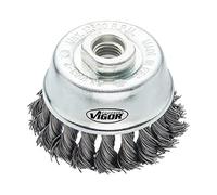Vigor V6801-65 Angle Grinder Cup Brush Diameter 65 mm M14 x 2.0 Thread Silver