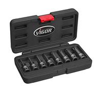 Vigor V7017 1/2" Torx Slotted Screwdriver Set