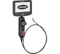 Vigor, V7501/2 Video Endoscope, for Damage Analysis and Documentation in Hard to Reach Places, Accurate, Safe, 5 Inch Screen, 1280 x 720 Pixels, 80° Viewing Angle