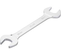 Vigor V7730-30X32 Double Open-End Spanner External Hexagonal Profile 30 x 32 mm Chrome-Plated and Polished Suitable for All Screw Connections Length 293 mm