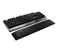 MSI VIGOR WR01 Wrist Rest - Keyboard Wrist Pad, Cooling Gel & Memory Foam Support with Ice Silk Lycra Upholstery & Antibacterial Coating, Inclined Profile, Anti-Slip Rubber Base - 432 x 86 x 25mm