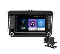 VIGORFLYRUN PARTS LTD 2 Din Android Car Radio Multimedia Player Bluetooth WIFI Mirror Link GPS Navigation FM for V/W/Golf/Polo/Jetta/Passat/Skoda/Octavia Rear View Camera