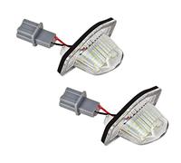 VIGORFLYRUN PARTS LTD 2pcs 18 LED Car License Plate Lights Lamps Assembly Set for Jazz Fit C-RV ODYSSEY FRV HRV INSIGHT Stream C-rosstour, Canbus Error Free Number Plate Lamp