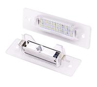 VIGORFLYRUN PARTS LTD 2pcs 6000K White LED Car License Plate Lights Lamps Assembly Set for 993 996 986 911 Carrera turbo GT Boxster 968, Canbus Error Free Exterior Accessories Lamps