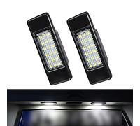 VIGORFLYRUN PARTS LTD 2pcs Car LED License Number Plate Light For Peu/geot 106 1007 207 307 308 3008 406 407 508 806 CI/TROEN C2 C3 C4 C5 C6 DS3 Error Free White