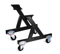 Vigorighter Rolling Engine Storage Stand, LS Compatible Engine Stand with Swivel Caster, Fits GM Chevy V8 LSx, Support for Engines and Transmissions, 2-Piece (Black)