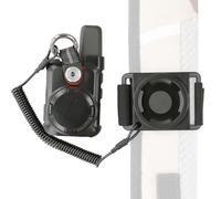 VigorKeeper Backpack Shoulder Strap Mount for Garmin inReach Mini & Mini 2 | Quick Access Carry, Anti-Loss Lanyard, Adjustable Non-Slip Velcro Fits Wide Straps, Ideal for Outdoor Adventures