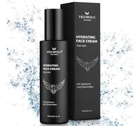 VIGOROUS® Men's Face Cream 100 ml Moisturising Cream Face as Day and Night Cream - Anti-Ageing Face Care Men with Hemp Oil + Hyaluronic - Moisturiser Face - Skin Care for Men