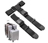 Vigorport Luggage Connector Straps, Add a Bag Suitcase Strap Belt, Luggage Clip Link, Multi Adjustable 1.5"W Travel Attachment Accessories for Carry on bag stacker - 2 pack